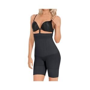 NEW EUROSKINS seamless high waist boxer shaper in black